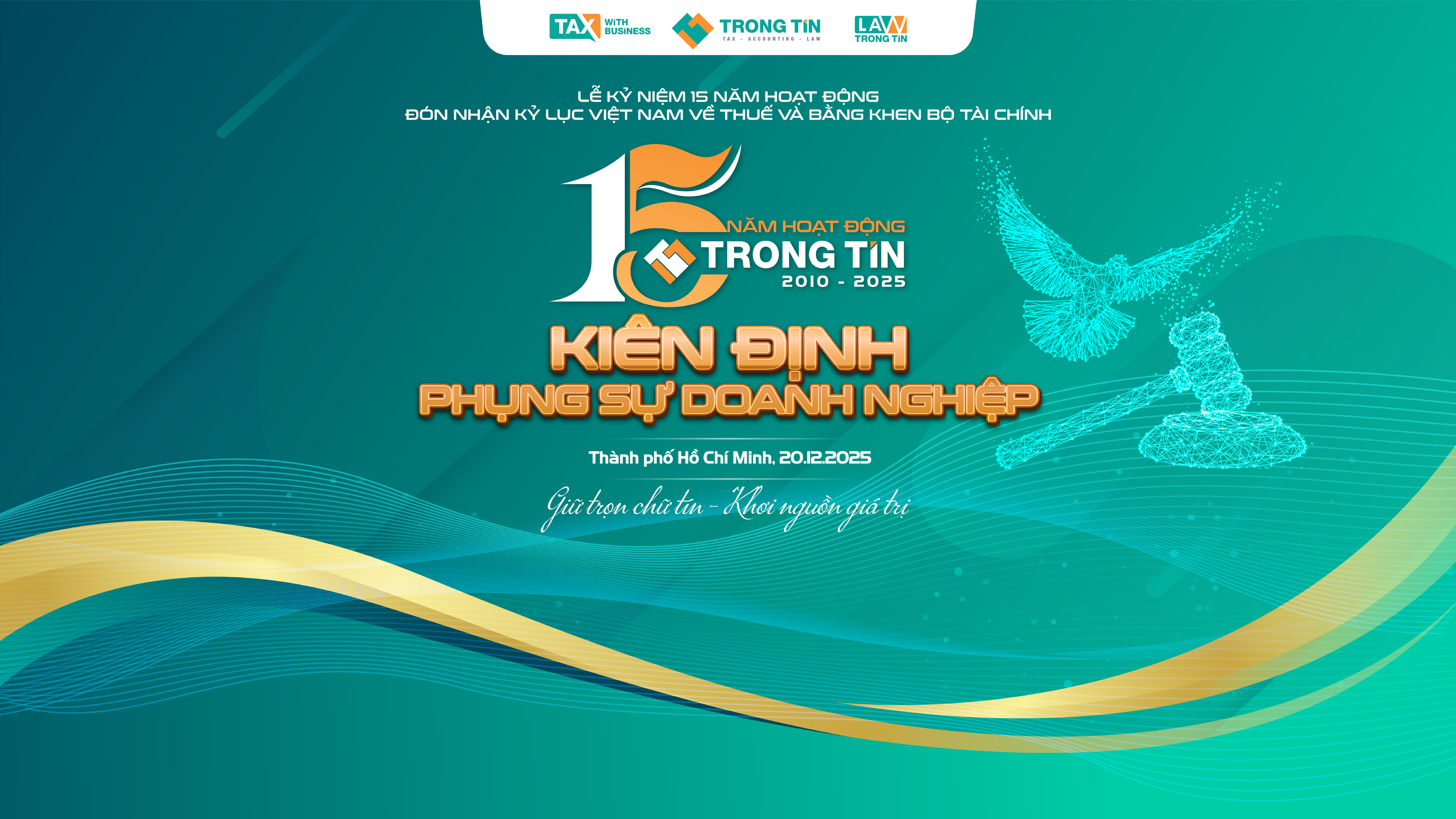 TRỌNG TÍN: 15 NĂM KIÊN ĐỊNH SỨ MỆNH PHỤNG SỰ – DẤU ẤN KỶ LỤC VIỆT NAM LẦN THỨ 2 & NHẬN BẰNG KHEN CỦA BTC